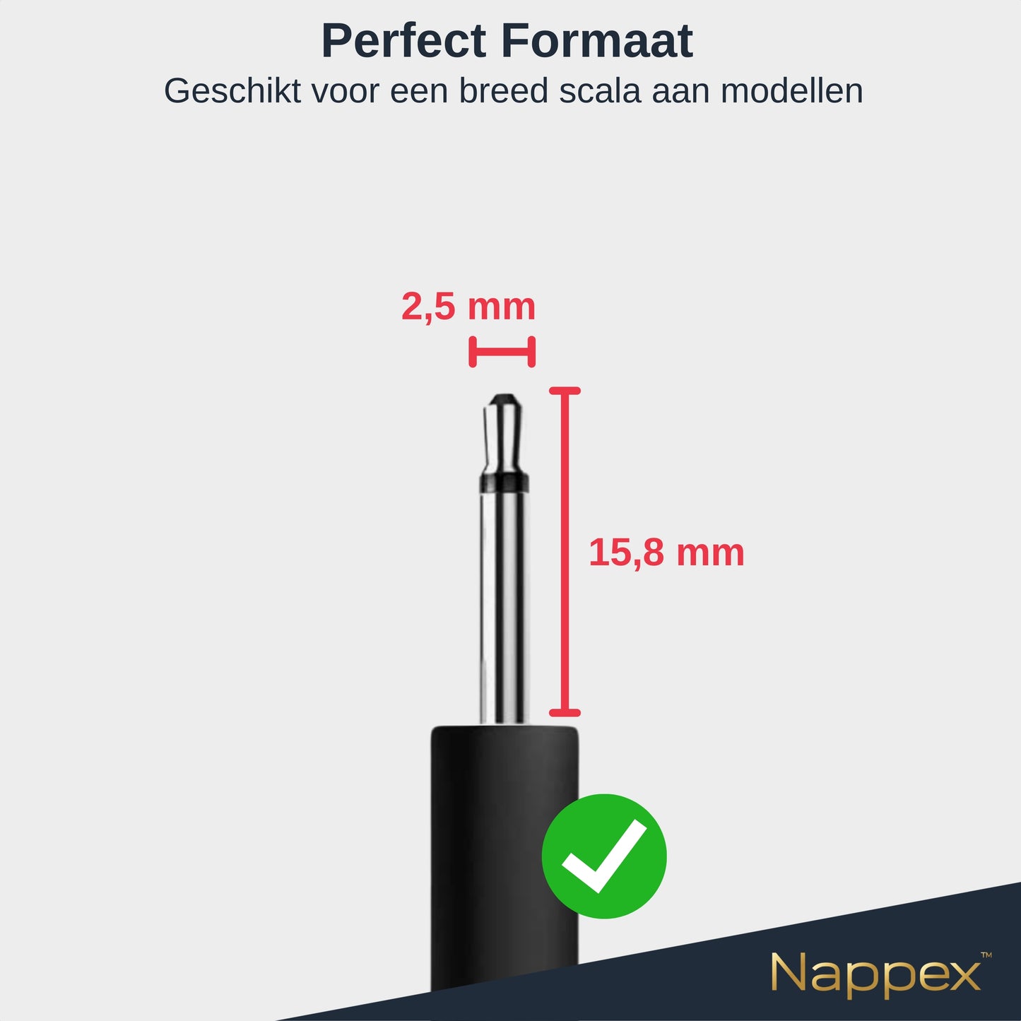 USB naar DC-kabel (zwart)