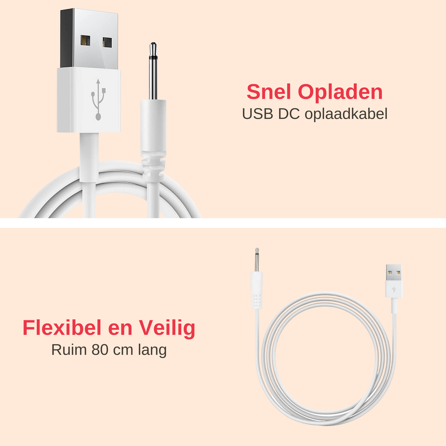 USB to DC Cable (White)